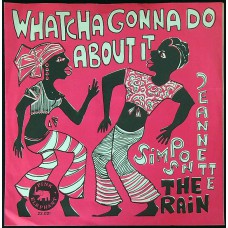 JEANETTE SIMPSON Watcha Gonna Do About It / The Rain (Pink Elephant PE 22021) Holland 1969 PS 45